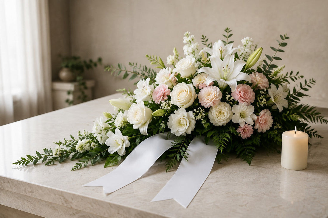 Blumenschmuck bei einer Beerdigung: Bedeutung von Blumen, Farben und Formen