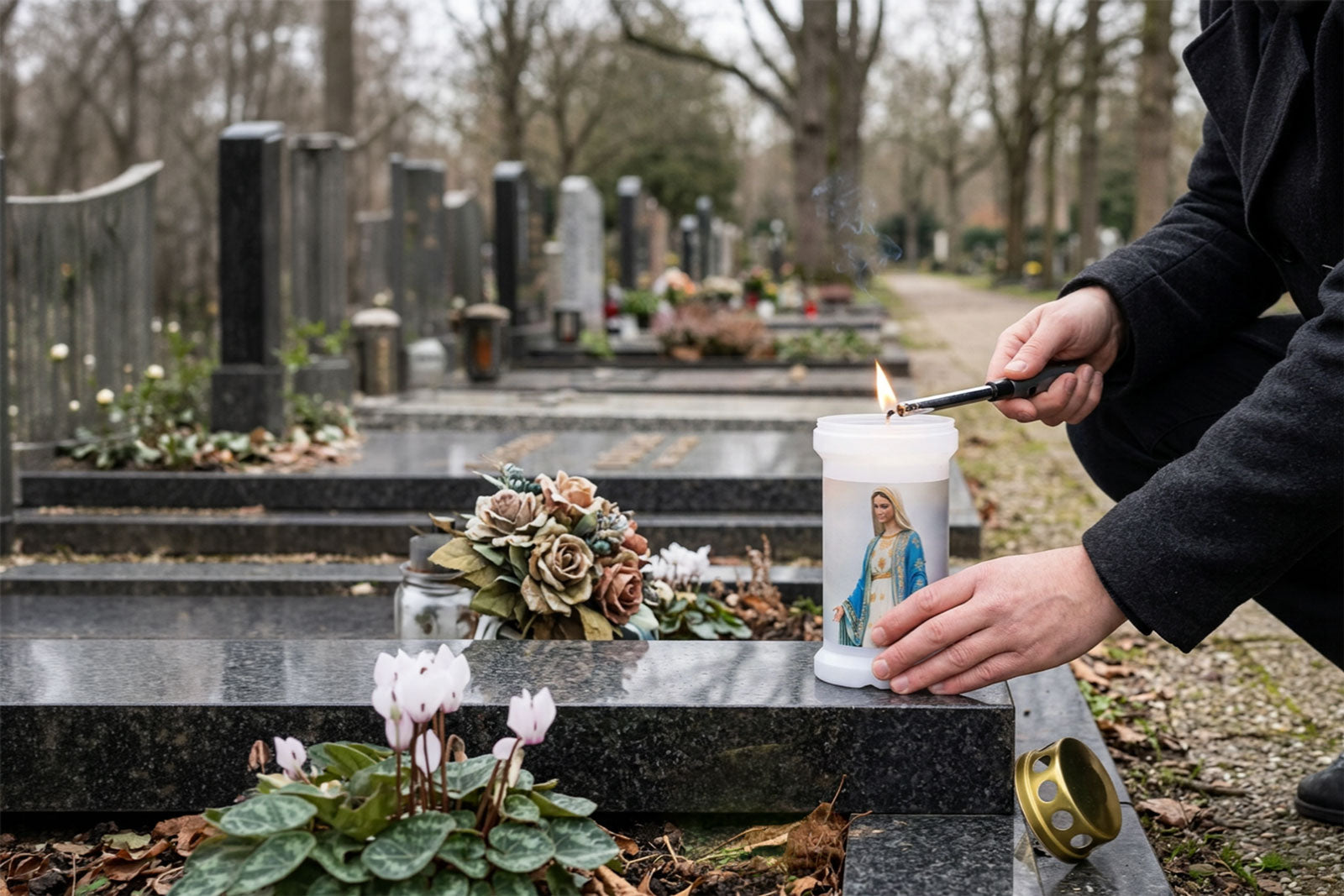 Warum wir Grabkerzen anzünden: Bedeutung des Lichts und persönliche Rituale