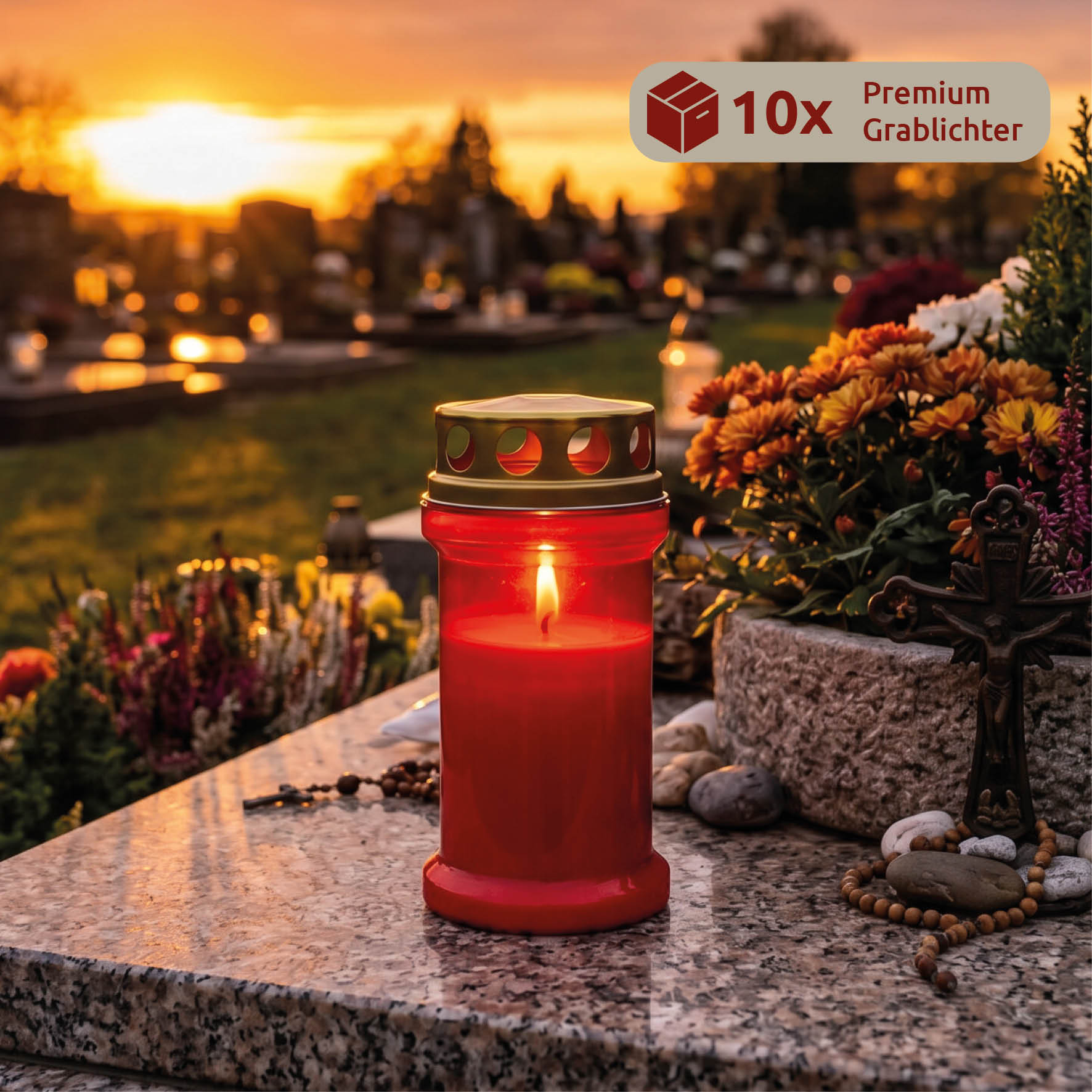 Tagesbrenner T2 rot