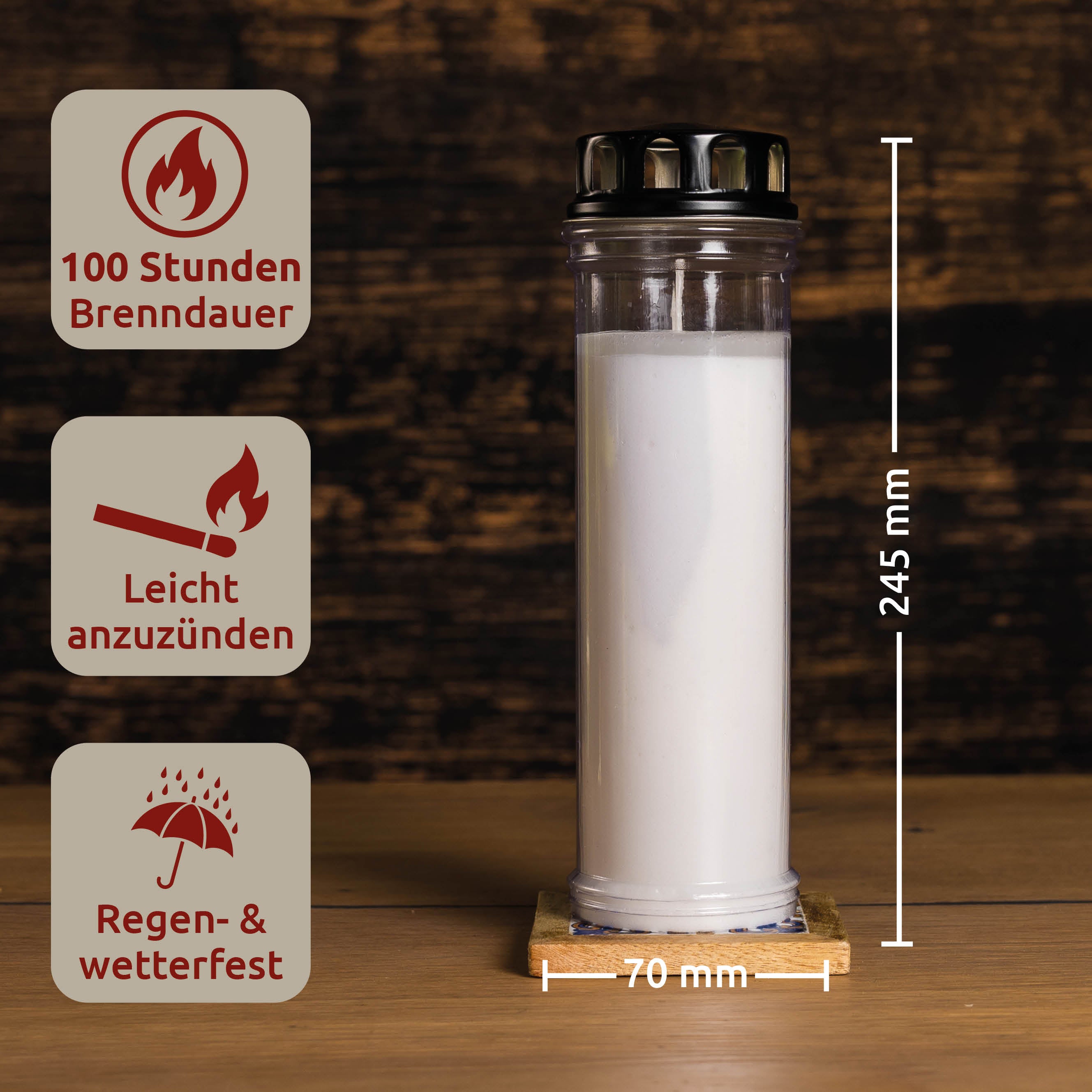 Wochenbrenner weiß