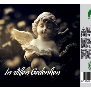 Grabkerze T3 Mix schwarz – Bild 4