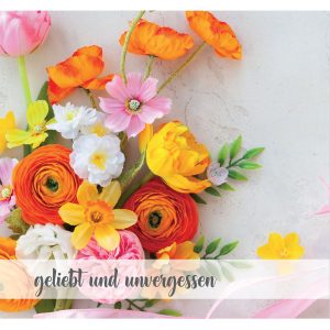 Grabkerze Premium 7 Frühling MIX – Bild 3