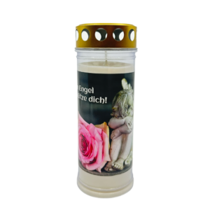 Grabkerze Premium 7 Engel Rose